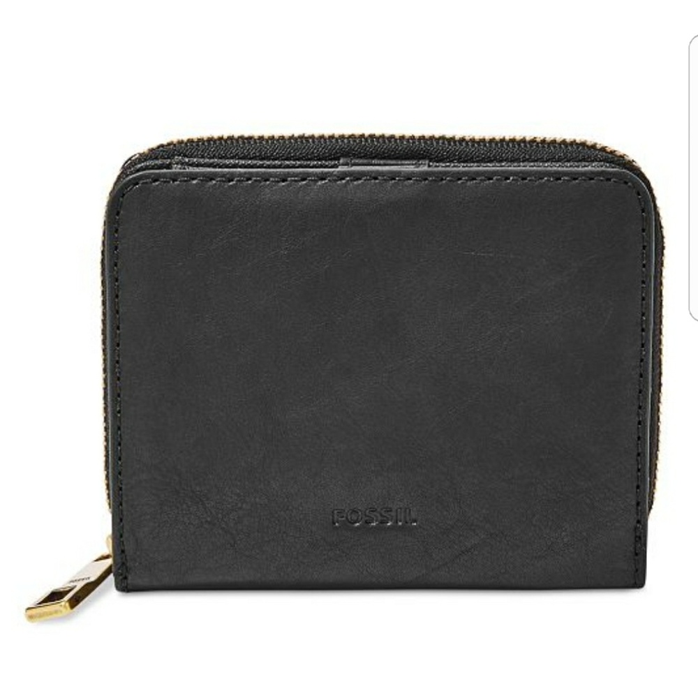 NWT FOSSIL Emma RFID Mini Leather Wallet